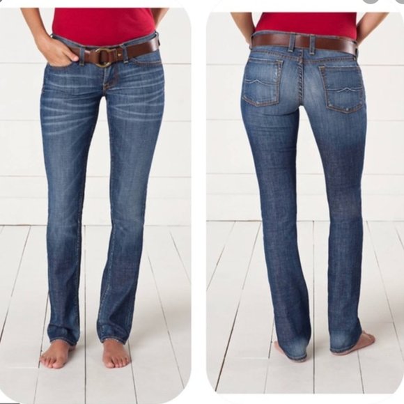 Lucky Brand Denim - Lucky Brand Zoe Straight Jeans Mid Rise